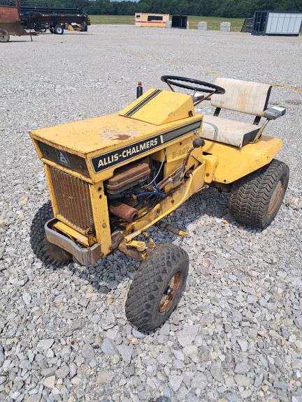 Allis Chalmers B-207 Garden Tractor. Engine will turn over. Weak Spark. Selling as a non-running unit. No Deck or Attachments.