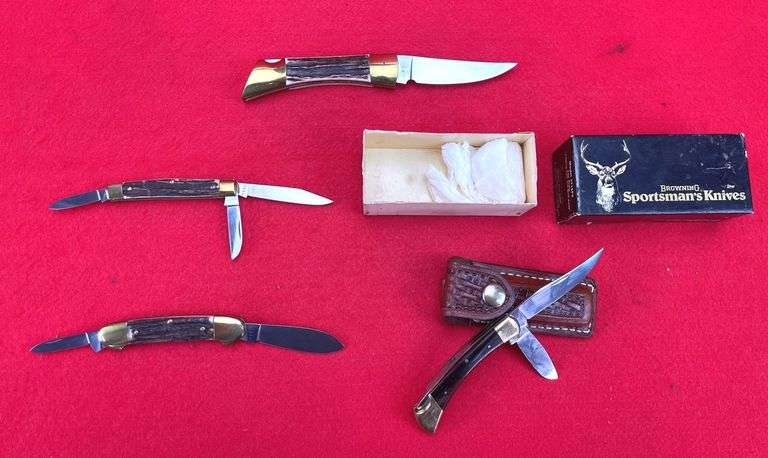 (4) Browning Knife Lot