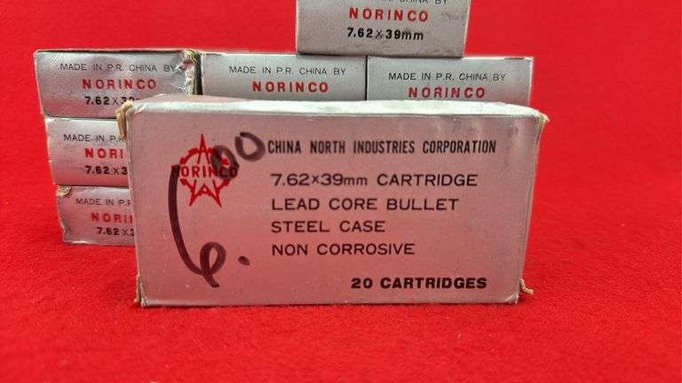 ammo220 Rds+- Norinco 7.62X39