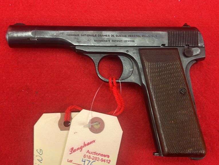 FN Model 1922 Occupied Pistol 7.65mm