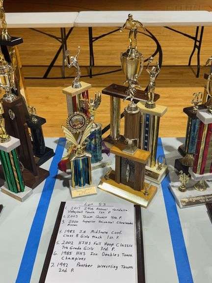 2017 1st Place 24th Annual Vandalia Volleyball Tournament, 2003 4th Place Team Quest, 2000 Superior Universal Cheerleading Association, 1983 1st Place Class B Girls Track Junior High Mid State Conference, 2002 3rd Place 7th Grade Girls HJHS Fall Hoop Classic, 1985 Champions HHS Invite Doubles Tournament, 1992 2nd Place Panther Wrestling Tournament