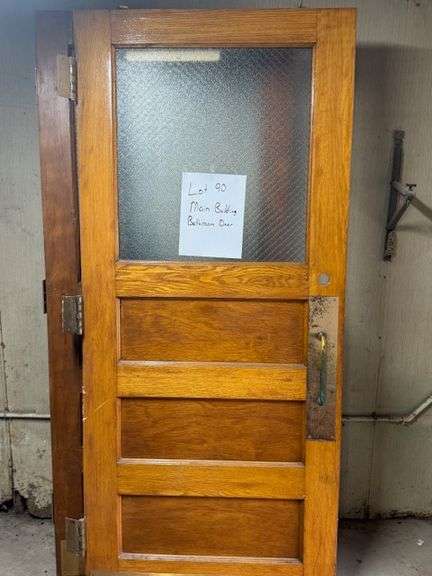 Main building bathroom door