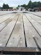 (TITLE) 2002 Load Master Gooseneck Flat Trailer, TITLE, 15’ Deck W/ 10’ Hydraulic Beaver Tail, 25’ Overall Length, Matching Delta LT 235/85/16 Radials 90% Tread, Good Oak Deck, New Spare Tire, Dual Axel W/Singles, Brakes Work, Selling For A Retiring Farmer.