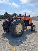 Allis Chalmers 6080 Tractor, 1984 Model Year, 2 Hydraulic Outlets, 3-Point, 540 and Small 1000 PTO, Factory Engine Crank Girdle,10.00-16SL Steer Tires That have Dry Cracks Between Treads, 18.4-34 Radial Rear Tires 40-50% Tread. Fender Radio Does Not Work,Can't Read Hourmeter, Consigner is Estimating Around 6,000 Hours.