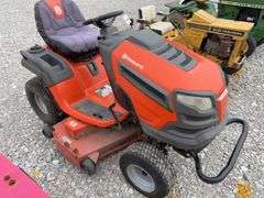 Husqvarna YTH24V48LS Lawn Mower, 48” Cut Width, 420.6 Engine Hrs, Hydrostatic Drive, Starts and Runs,