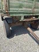 John Deere Barge Wagon, Hoist Spring Suspension, Good Wood Wagon Or Hayride Wagon