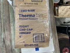 ThermaTrim Hydronic Baseboard Complete With 3/4” Element, 2 Sealed Boxes, 8’ Long, Box Each of Left Hand and Right Hand 4” End Cap Hinged