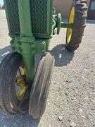 1937 John Deere B Tractor, Formerly Owned By Ray Hughes, Used As A Parade Tractor, 11.2 36 Firestone Rear Tires 90% Some Sidewall Dry Cracks, 5.5-16 SL Fronts (Dry Cracked) , Brakes Work, Pony Moto, Tractor Was Running When Parked, Fuel Tank Is Empty, Engine Is Free.