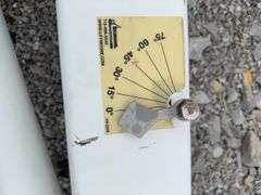 Lift Moore Truck Crane/Lift, 3600# @ 3 Feet Capacity, Model 3612, 15’ Reach, Hydraulic Over/ Electric, Hydraulic Hose Broken (Pictured)