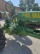 1937 John Deere B Tractor, Formerly Owned By Ray Hughes, Used As A Parade Tractor, 11.2 36 Firestone Rear Tires 90% Some Sidewall Dry Cracks, 5.5-16 SL Fronts (Dry Cracked) , Brakes Work, Pony Moto, Tractor Was Running When Parked, Fuel Tank Is Empty, Engine Is Free.
