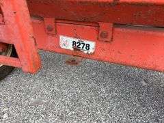 Kory Gravity Wagon 350 bu, Running Gear Model 8278, Tires hold air, Tread 20%, Door works, Hitch extends,