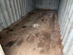 20’ Storage Container, #426383 9, Wall are Dented and Scratched, floor is good, Doors on 1 end, Weatherstripping is cracked and torn in places,