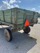 John Deere Barge Wagon, Hoist Spring Suspension, Good Wood Wagon Or Hayride Wagon