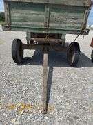 John Deere Barge Wagon, Hoist Spring Suspension, Good Wood Wagon Or Hayride Wagon