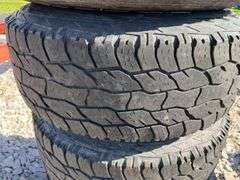 Cooper Discover A/T 31x10.50R15LT with 5 Hole Chrome Rims, 50% Tread