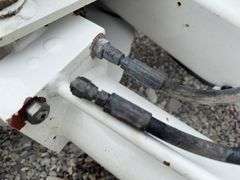 Lift Moore Truck Crane/Lift, 3600# @ 3 Feet Capacity, Model 3612, 15’ Reach, Hydraulic Over/ Electric, Hydraulic Hose Broken (Pictured)