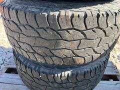 Cooper Discover A/T 31x10.50R15LT with 5 Hole Chrome Rims, 50% Tread