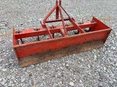 3 pt.6’ Box Blade w/6 Chisel Teeth, Good Cutting Edge on Blades,