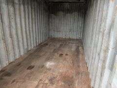 20’ Storage Container, #426383 9, Wall are Dented and Scratched, floor is good, Doors on 1 end, Weatherstripping is cracked and torn in places,