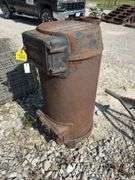 Upright King-O-Heat Wood Burner, no flue included, not rusted out,