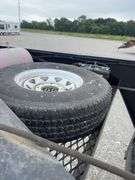 (TITLE) 2002 Load Master Gooseneck Flat Trailer, TITLE, 15’ Deck W/ 10’ Hydraulic Beaver Tail, 25’ Overall Length, Matching Delta LT 235/85/16 Radials 90% Tread, Good Oak Deck, New Spare Tire, Dual Axel W/Singles, Brakes Work, Selling For A Retiring Farmer.