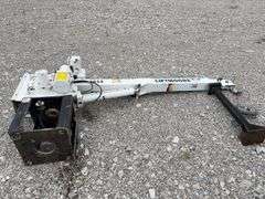 Lift Moore Truck Crane/Lift, 3600# @ 3 Feet Capacity, Model 3612, 15’ Reach, Hydraulic Over/ Electric, Hydraulic Hose Broken (Pictured)