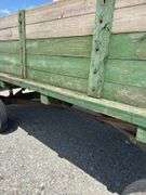 John Deere Barge Wagon, Hoist Spring Suspension, Good Wood Wagon Or Hayride Wagon