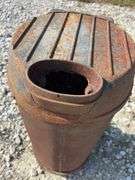 Upright King-O-Heat Wood Burner, no flue included, not rusted out,