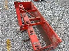 3 pt.6’ Box Blade w/6 Chisel Teeth, Good Cutting Edge on Blades,