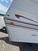 1998 Jayco  28’ Camper Trailer, Everything Works Per Consignor, Window Seals Recaulked,Good Tires, New Spare Tire, Eagle Model, Double Bed, (2) Single Bunk Beds, Above Average Condition For Its Age. Been Used By A Smoker.