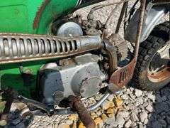 Honda Trail 70 Minibike, Engine is Free, 5497 Miles, Headlight And Brake Light, Does have Key, Complete Bike, Tire Size 4.00-10, Rear Tire Needs Attention, Rips In Seat, Classic Bike!