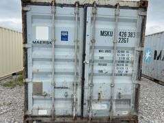 20’ Storage Container, #426383 9, Wall are Dented and Scratched, floor is good, Doors on 1 end, Weatherstripping is cracked and torn in places,