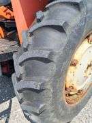 Allis Chalmers 6080 Tractor, 1984 Model Year, 2 Hydraulic Outlets, 3-Point, 540 and Small 1000 PTO, Factory Engine Crank Girdle,10.00-16SL Steer Tires That have Dry Cracks Between Treads, 18.4-34 Radial Rear Tires 40-50% Tread. Fender Radio Does Not Work,Can't Read Hourmeter, Consigner is Estimating Around 6,000 Hours.