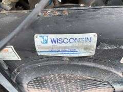 Target Pro 65II Concrete Saw, Starts and Runs, Self Propelled, 524 hrs on Wisconsin Gas Engine, Water Attachment