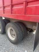 (TITLE) 1988 International S 2300 Tandem Grain Truck, 466 Diesel Engine, Air Brakes, Straight 7 Speed Transmission, 8’ Wide, 10’2” Tall, 26’ Long, Empty Weight Estimated 19,000-20,000#, 11R22.5 Tires (Good), Twin Screw, Spring Suspension ,Clutch And Front End Work Less Than 500 Miles Ago, 18’ Metal Grain Bed W/ Steel Floor (Nice), 64” Steel Sides, Single Post Hoist, Rust Free Frame And Cross Members,  Been Shedded Several Years, Great Tandem Truck, Miles Unknown’s