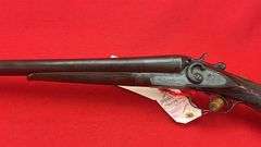 Gold Hibbard Percussion 12 GA Double Barrel