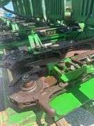 John Deere 893 Corn Head, 8 Row 30”, hydraulic Deck Plates, Row Cones, Gear Boxes Are Good (No Leaks), Single Point Hookup, Poly Snoots, Shedded, Slow Down Kit In Gathering Chains, Owner Bought 608. Sells With John Deere Shop Built Head Cart, Local Farmer Consignment. Randy Hinch 618 292-2615