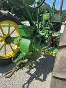 1937 John Deere B Tractor, Formerly Owned By Ray Hughes, Used As A Parade Tractor, 11.2 36 Firestone Rear Tires 90% Some Sidewall Dry Cracks, 5.5-16 SL Fronts (Dry Cracked) , Brakes Work, Pony Moto, Tractor Was Running When Parked, Fuel Tank Is Empty, Engine Is Free.
