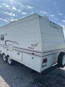 1998 Jayco  28’ Camper Trailer, Everything Works Per Consignor, Window Seals Recaulked,Good Tires, New Spare Tire, Eagle Model, Double Bed, (2) Single Bunk Beds, Above Average Condition For Its Age. Been Used By A Smoker.