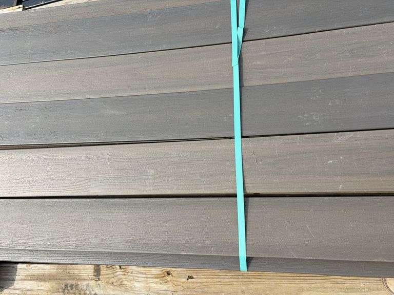 (42) 1x6x20’ Composite Deck Planks, Brown in color, No Clips