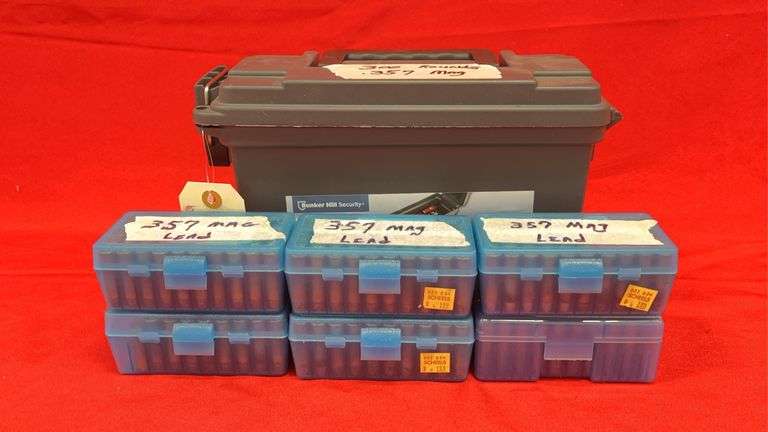 290 Rds 357 Mag Reloaded Ammunition (Sold As Components Only)