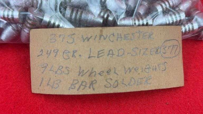 (185+-) 375 Winchester 249Gr Bullets