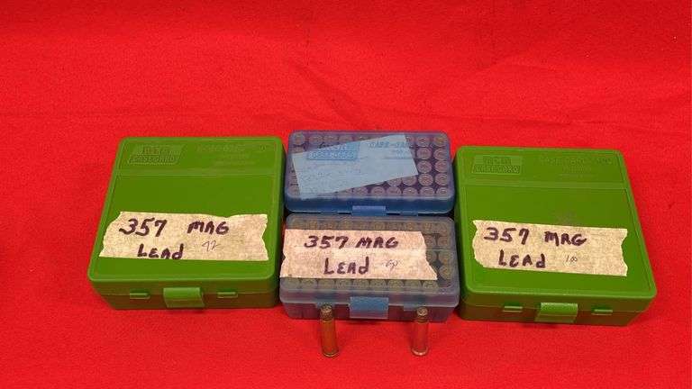 272 Rds 357 Mag Reloaded Ammunition (Sold Components Only)