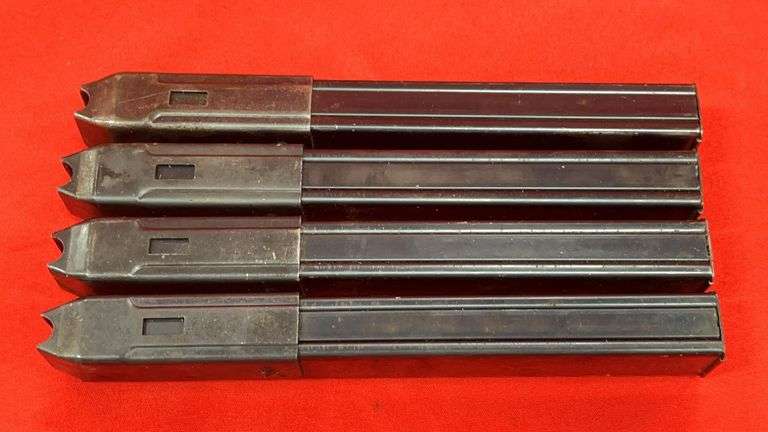 (4) M3 Grease Gun Magazines  30 Round  .45ACP Caliber (No IL Sales)