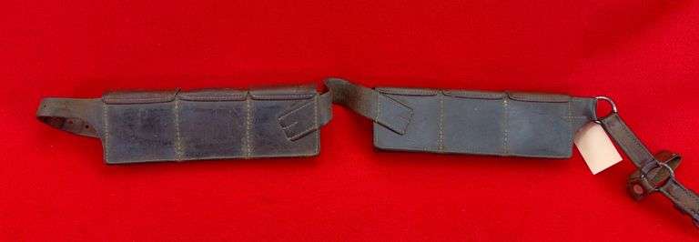 Swiss Army Leather Bandolier For K-31 Charging Clips