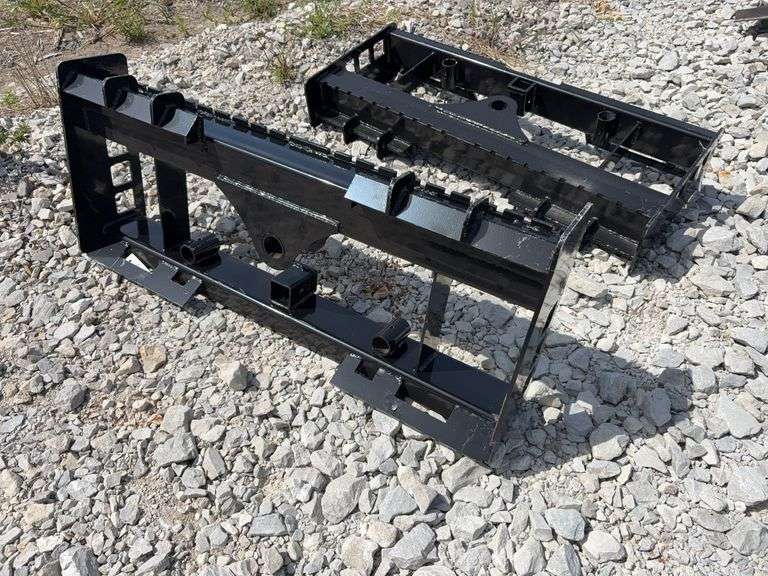Unused Wuxi Wolverine Skid Steer Quick Attach Pallet Back Frame (Only) 1 1-2” receiver Sleeve, Holes for Bolt On Bale Spears,