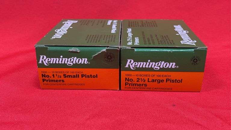 (2000) Count Remington No 2 1/2 Large Pistol Primers