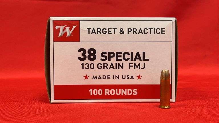 100 RDS Winchester Target & Practice 38 Special 130 Gr FMJ