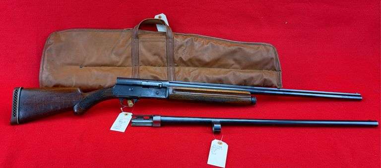Browning A5 12 Ga With 2 Barrels