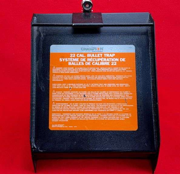 Champion .22 Caliber Bullet Trap